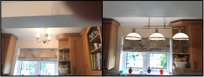 Install light fitting electrician bexley 